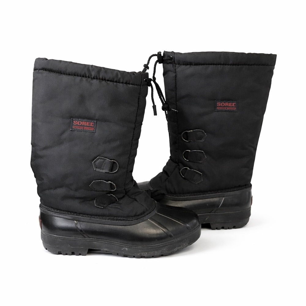 SOREL Women’s Black Winter Snow Duck Tall Boots 9 NEW